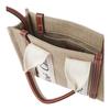 Chloe Woody Logo Print Canvas und Leder Tote Bag Damen Tote Bags Off-White CHC22-AS397I26-90U