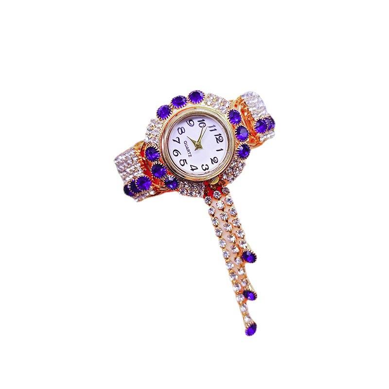 Diamond Women's Watch Full Diamond Watch Korean Alloy Bracelet