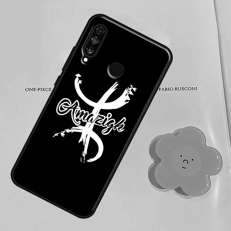Amazigh Berber Symbol For Huawei Nova Y60 Y70 Y90 Y61 Y91 3i 7i 8i 11i Nova 11 9 10 SE P20 P30 Pro P40 Lite Case