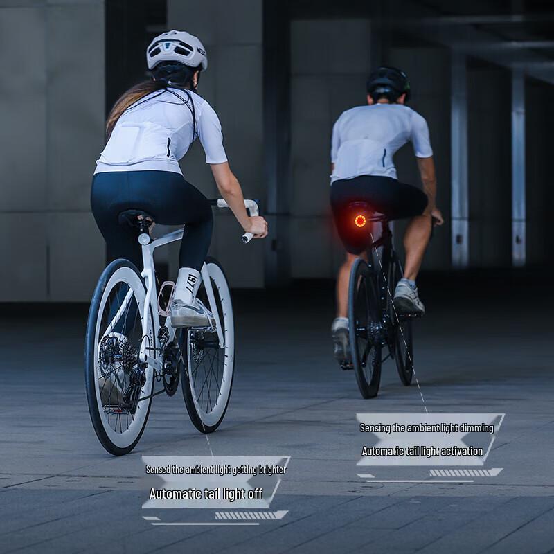 WestBiking Intelligente Bremslicht-Fahrradrückleuchte