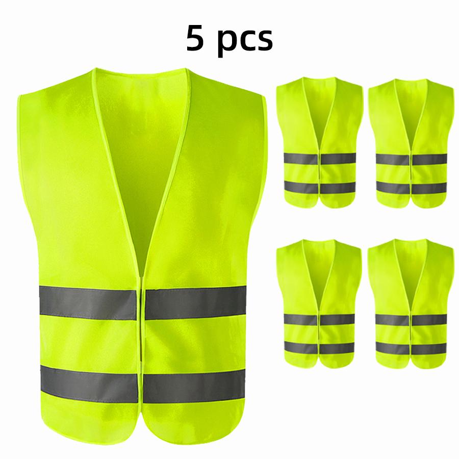 

Safety High Visibility Reflective Vest Night Cycling Lightweight Adjustable For Vest Gear For Night Jogging Biking Runing