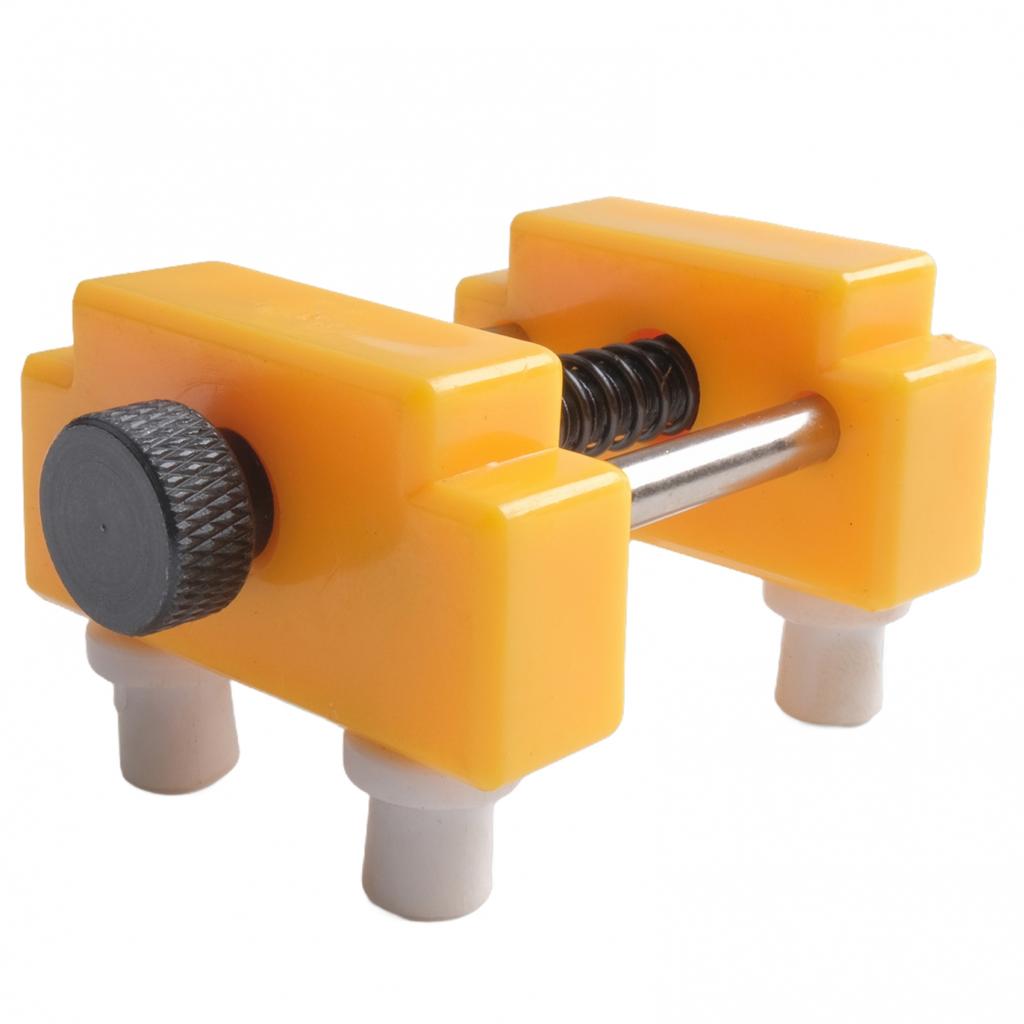 Adjustable Watch Case Holder Stand Repair Tool Stainless Steel Plastic Pins