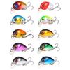 10 stuks Vis Lokaas Kunstmatige Vis Aas Topwater Crankbaits Wobbler Kunstmatige Harde Aas met Tackle Box Eenvoudig te Gebruiken