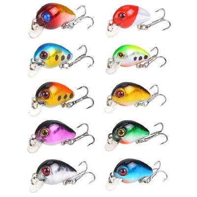 10 sztuk przynęty wędkarskie sztuczne przynęty rybne topwater crankbaity wobblery sztuczne twarde przynęty ze skrzynką na akcesoria łatwe w użyciu