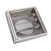 5 Inch Dryer Vent Cover 304 Stainless Steel Square Louvered Vent Cover with Screen for Bathroom Office Home