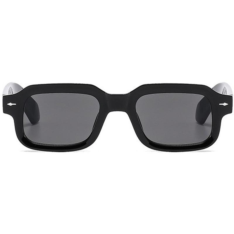 Trendy Retro Square Arrow Sunglasses - Unisex Grey