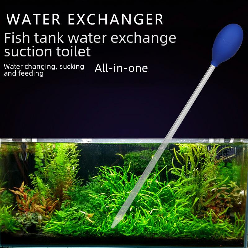 Miniaturowy ręczny zmieniacz wody do akwarium i pompa syfonowa do czyszczenia
