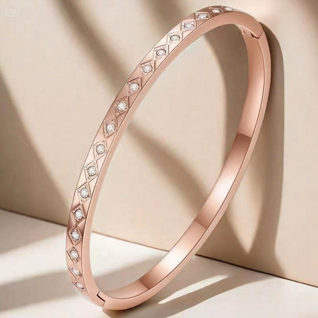 Bracelet Girls Niche Titanium Steel Jewelry Premium Sense Ins Wind Nail Opening Jewelry