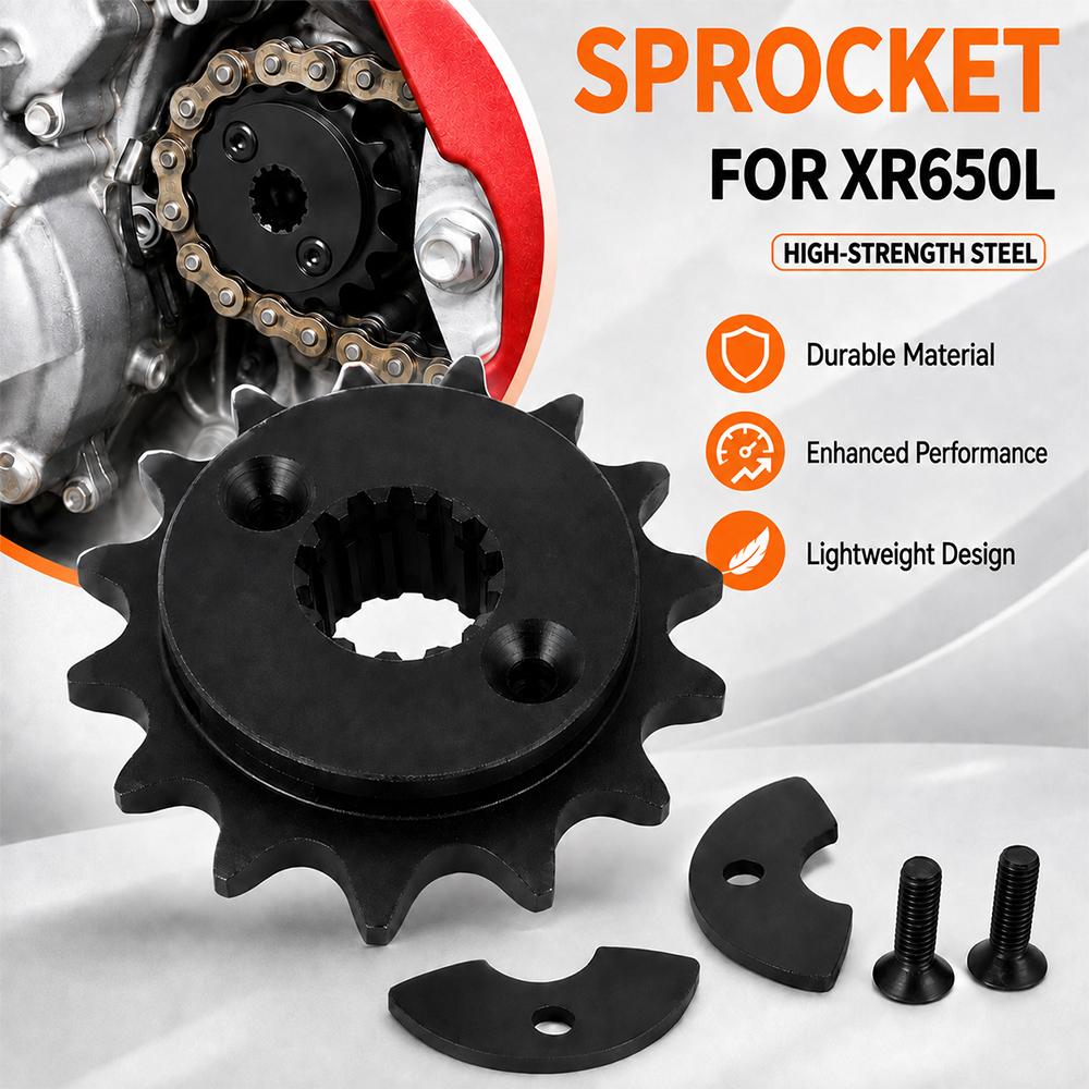 Chain Sprocket For Honda XR650L XR 650 L Motorcycle Accessories Front Small Sprockets Dirt Pit Bike Off-Road Motocross Steel Fuel System Fittings7