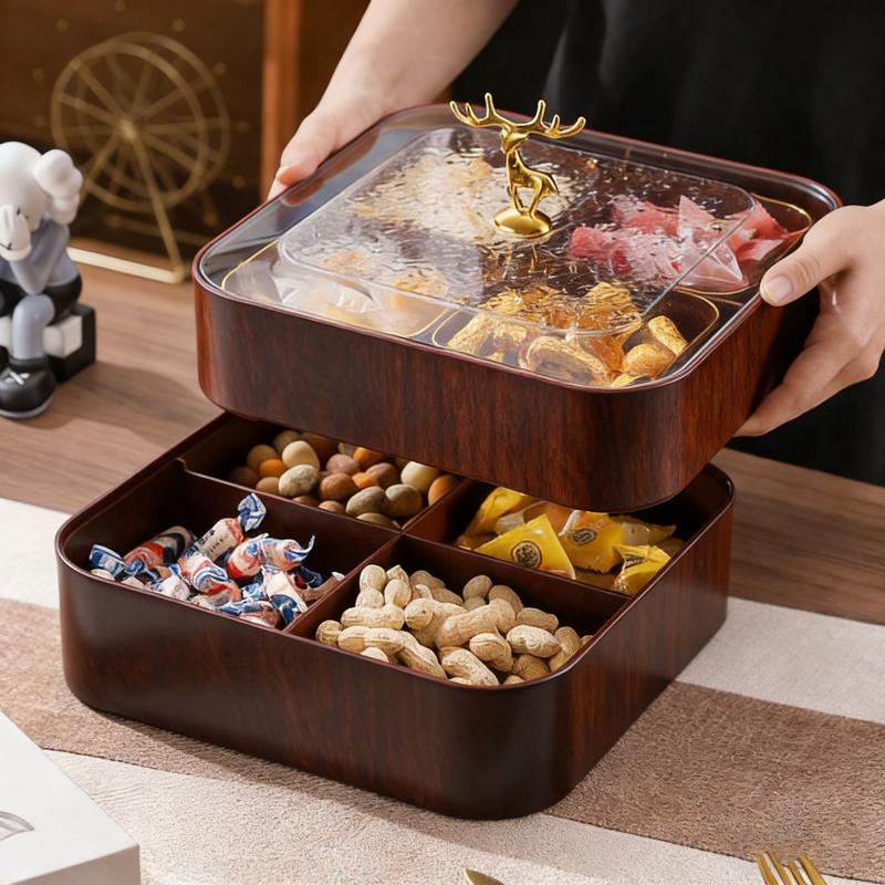 Divided Snack & Dried Fruit Serving Box
