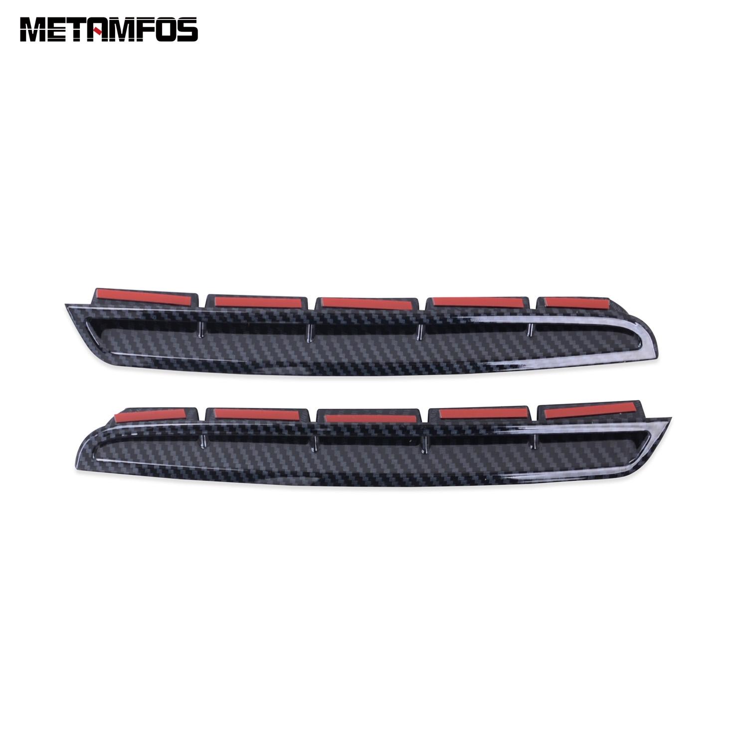 Head Light Lamp Eyelid Eyerbow For Hyundai Palisade  2024 Carbon Fiber Front Turn light Strip Trim Sticker Car Accessories Carbon Fiber Plastic