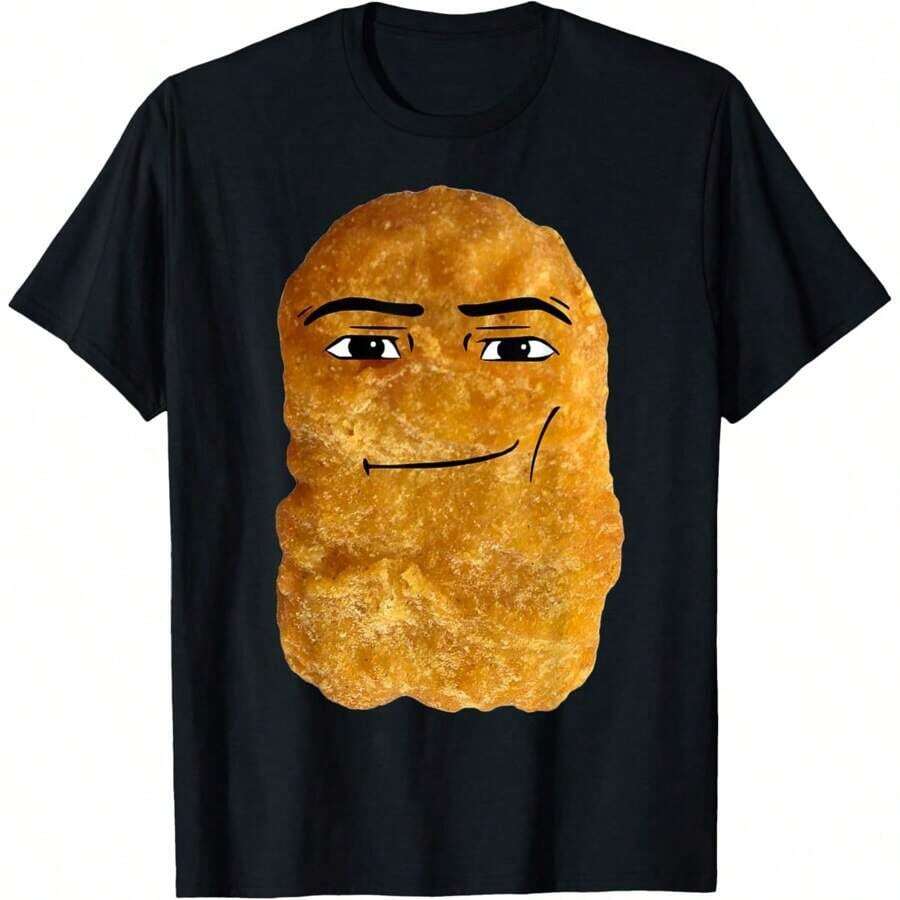 

Unisex s T-Shirt Chicken Nugget Meme T-Shirt, Unisex Funny Graphic T Shirts S
