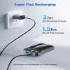 Magnetická bezdrátová powerbanka 10 000 mAh, podporuje rychlé nabíjení 22,5 W / PD 20 W, kompatibilní s telefony iPhone a Android