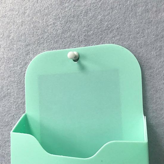 Magnetic File Holder Storage Box Solid Color Large Capacity Full Size Magnetic Pocket Wall Hanging File Organizer