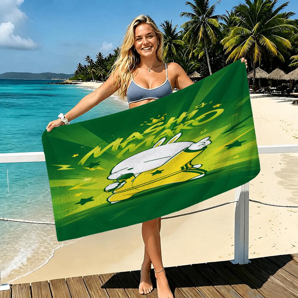 Character Mashi Maro Towel Towel beach towel, quick drying absorbent bath towel for Swim,Gym,Camping,Outdoor hot