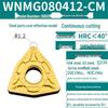 Peach-Shaped WNMG080404 Stainless Steel CNC Turning Insert