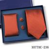 Tie Square Cufflinks 3-Piece Suit Retro Striped Hand Tie High-End Gift Box Set