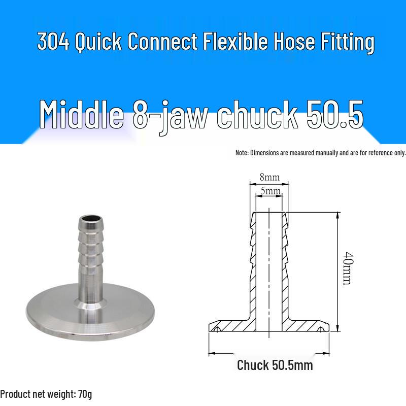 Sanitary Stainless Steel Quick-Connect Hose Barb Clamp