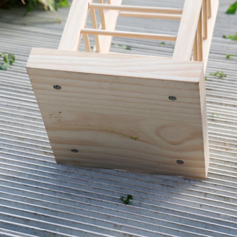 Versatility Wood Rabbit Feeder Practical Rabbit Hay Rack for Rabbit Owners Seeking Efficient Meal Solution Long Lasting
