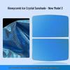 Tesla Model 3/Y Ice Crystal Sunroof Sunshade - Heat Insulation & Folding Protection