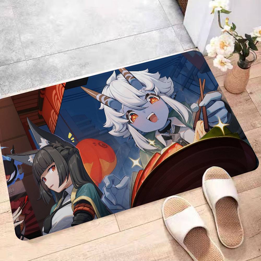 Game Zenless Zone Zero Floor Mat Cheaper Anti-slip Modern Living Room Balcony Printed Bedside Mats