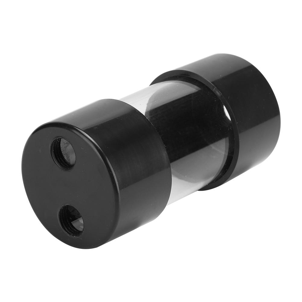 Transparent Cylindrical Computer Water Cooling Water Tank 100MM for Long Term Attraction
