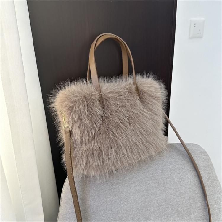 Versatile Plush Shoulder Bag Convenient and Practical Crossbody Bags Handbag