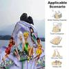 1pc Tinker Bell Printing Blanket - Soft, All-Season Throw for Office Blanket,  | Personalized Gift with Adorable Cartoon Design
