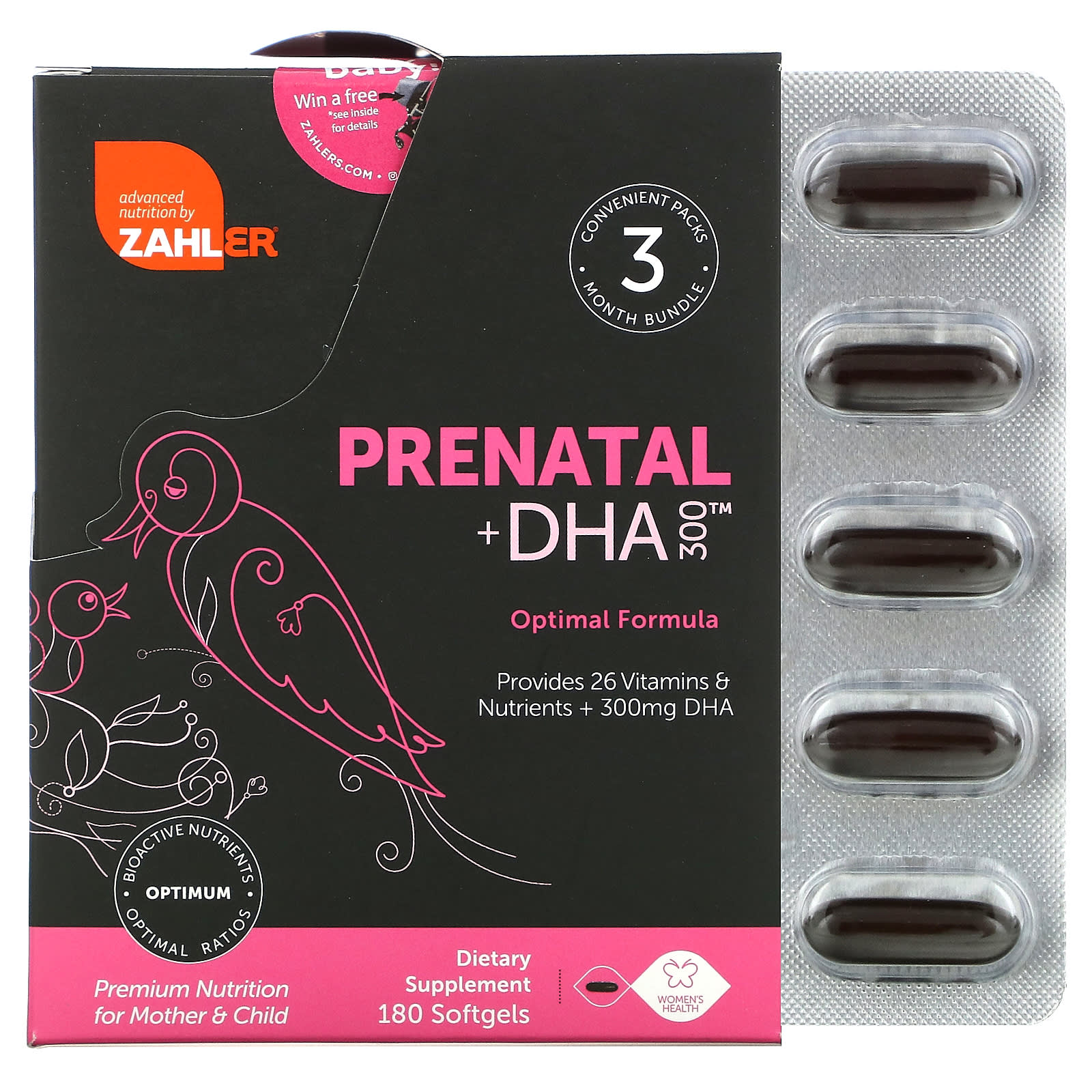 

Pregnancy + Dha 300 Optimal Formula, 180 Softgels