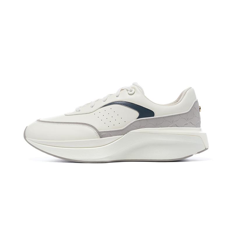 

Li-Ning 1990 Спортивная мода Отскок Легкие Низкие Повседневные Кроссовки Мужские кроссовки Белый Серый ALFU015-1 44