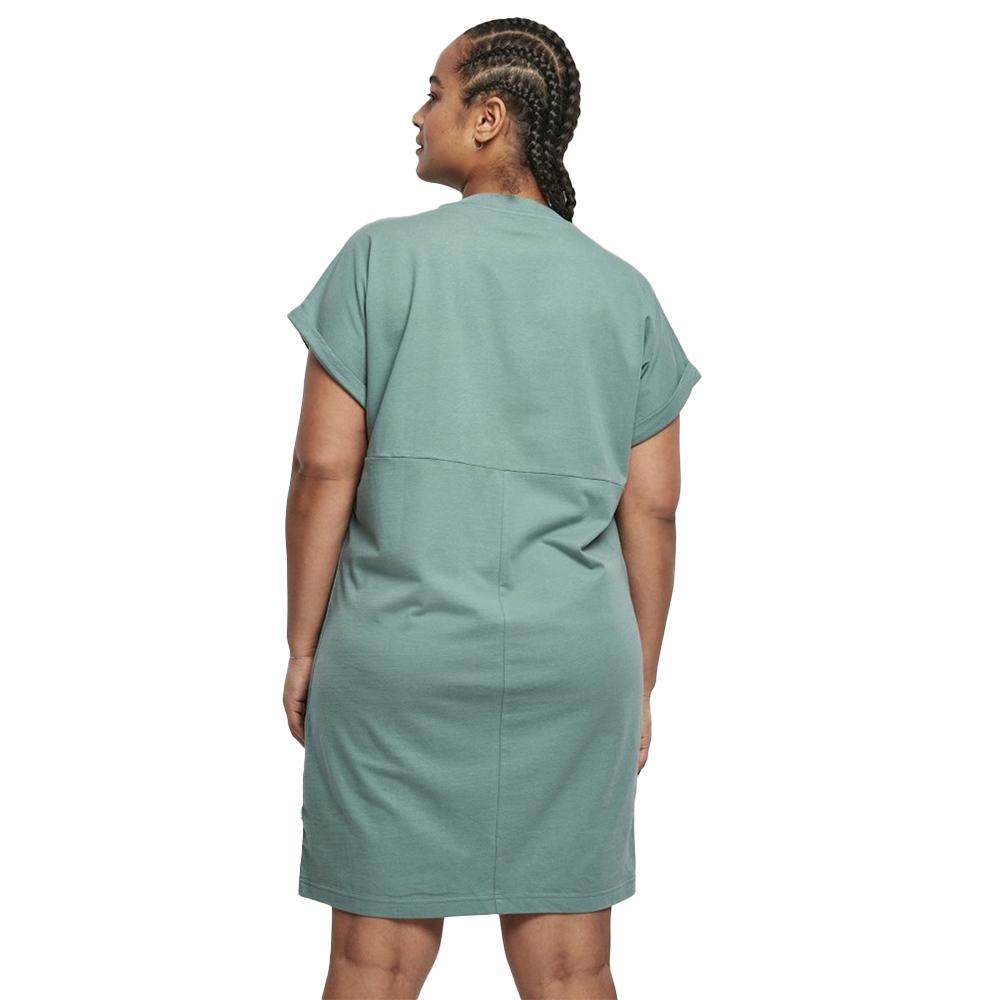 Urban Classics Womens/Ladies Organic Cotton Cut-On T-Shirt Dress