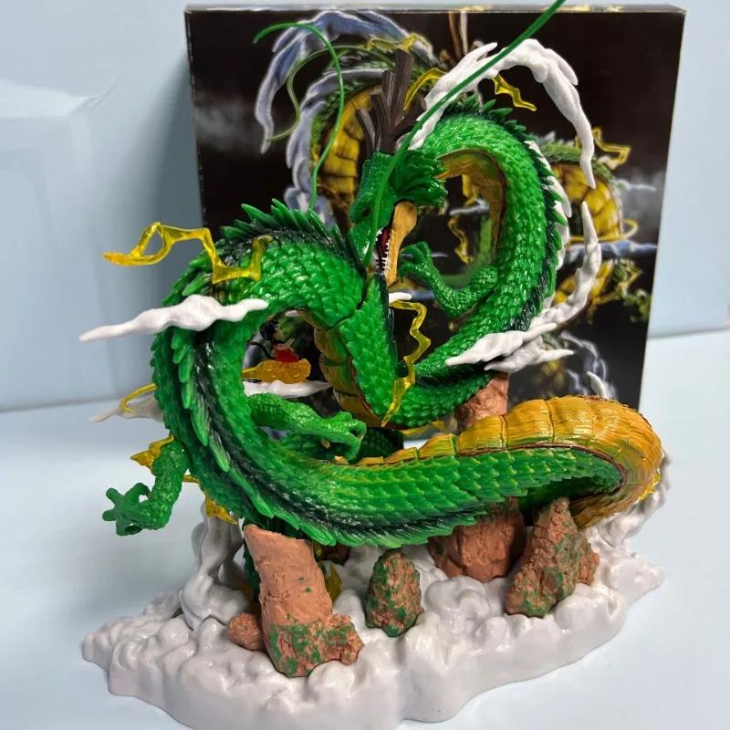 22cm Dragon Shenron Figure Anime Japanese Sheron Statue Dragon Sculpture Figurine Decor Livingroom Decoration House Accessories