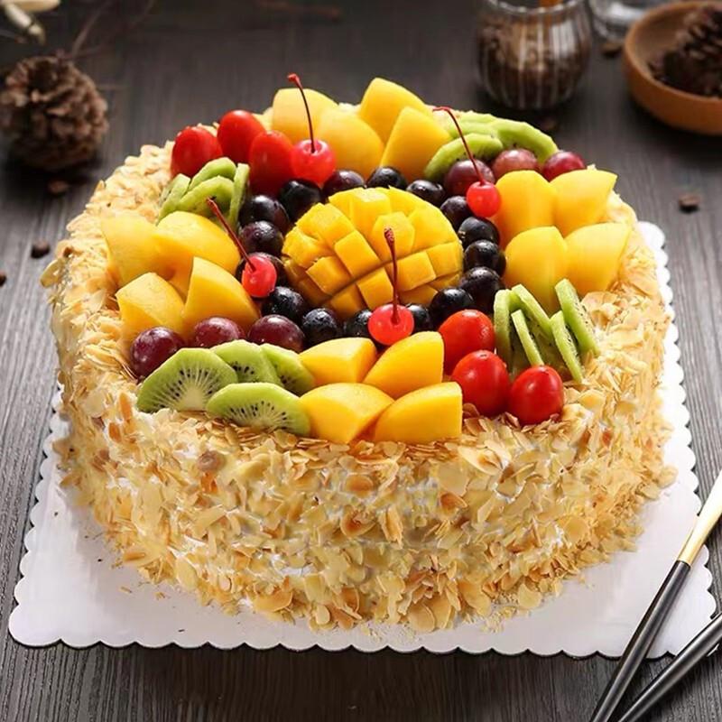 Wish Moment 10-inch Fruit Birthday Cake