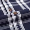 Herren Langarm Colorblock Kariertes Muster Hemden, 100% Baumwolle Regular Fit Business Casual Karomuster Button-down Hemd