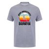 Never Underestimate An Old Unisex Who Plays Badminton T Shirt Retro Sunset Tshirts Sports Lover Gift Da844