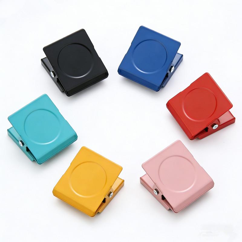 

5Pcs Magnetic Office & Fridge Clips Multi-Color Multi-Functional File Organizers Suitable For Home, Kitchen, And Office Use B