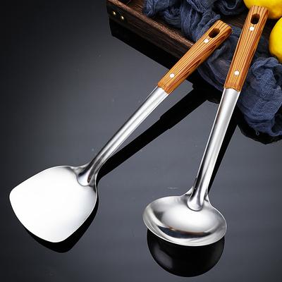 5-teiliges/Set Küchenkochwerkzeug Spatel Suppenkelle Reislöffel Sieblöffel Nudelsieb Schaumlöffel Ölseparator Gadgets