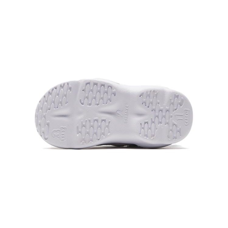 Anta Kids Lifestyle Series Comfortable Anti-Kick Wear-Resistant Low-Top Walking Shoes Baby shoes White 322330001-2