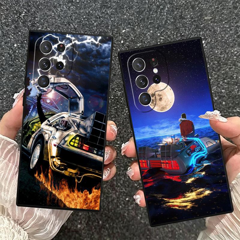 Back To The Future Soft Phone Case for Samsung Galaxy S26 S25 Edge S24 Ultra S23 Plus S22 S21 FE S20 Black Cover Back Shell