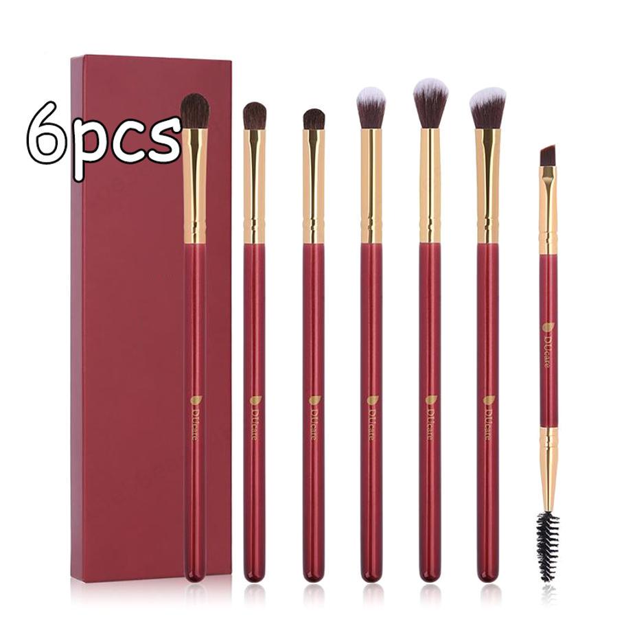6pcs Makeup Brushes Eye Brush - Makeup Brushes Natural Hair 6pcs Makeup Brushes Eye Brush - Makeup Brushes Natural Hair