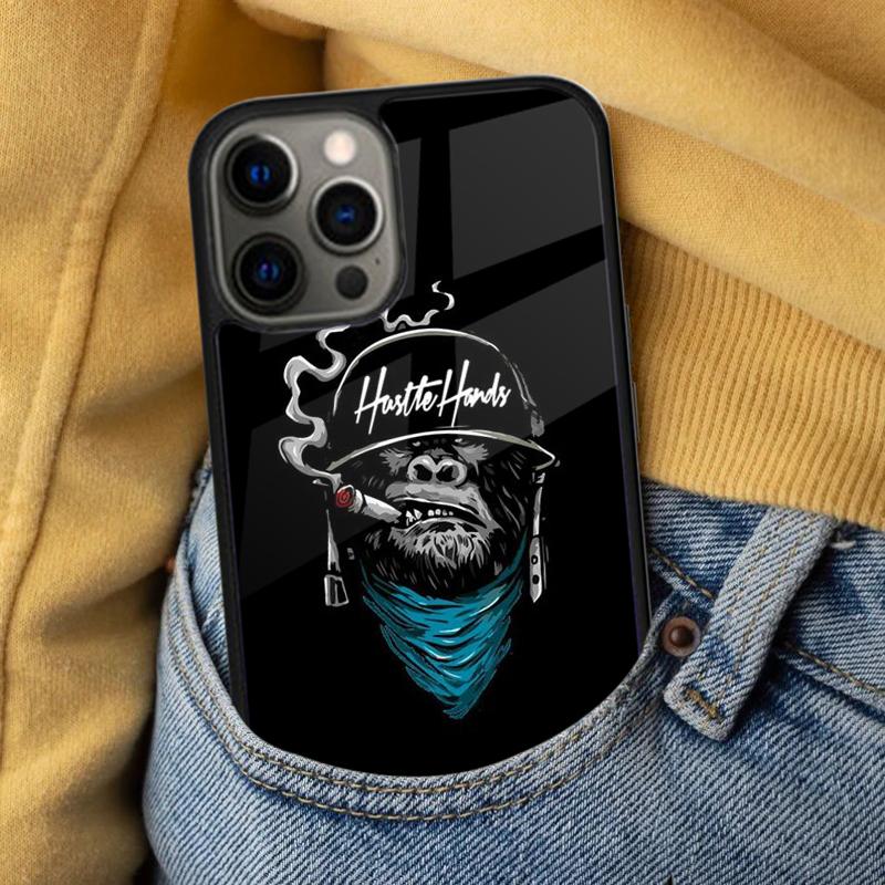 Cartoon Monkey Soft Phone Case for iPhone 17 Air 16e Pro Max 15 Pro 13 14 Plus 11 12 MagSafe Magnetic Coque