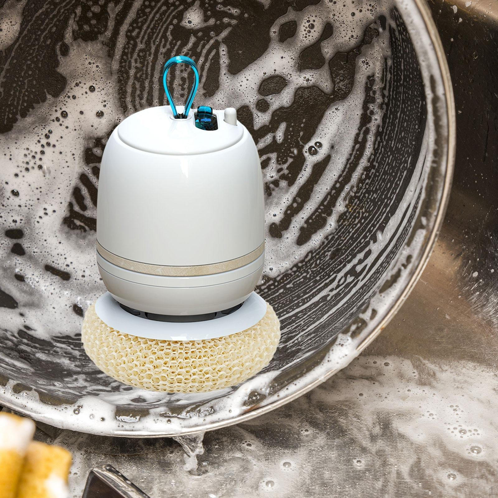 

Щетка для мытья посуды, дозатор мыла, портативная многофункциональная электрическая щетка для замешивания золотой