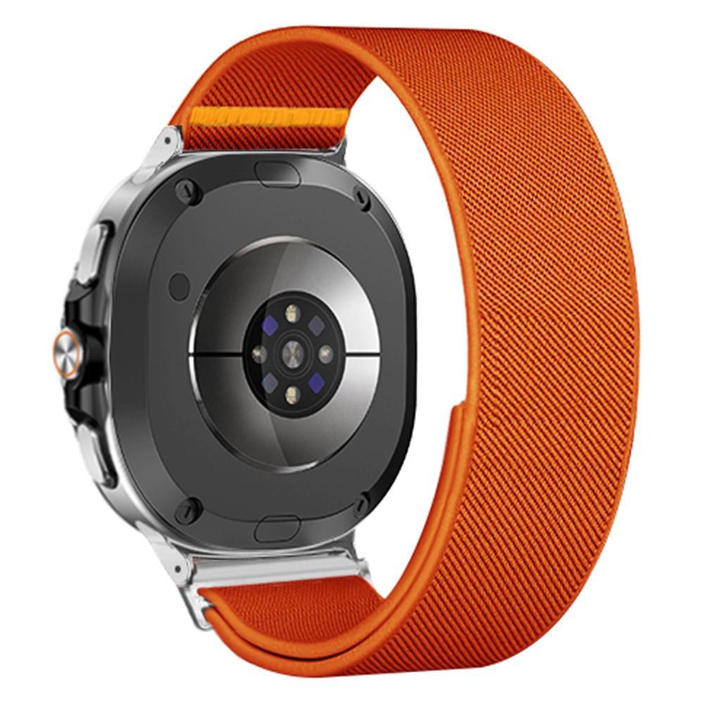 Nylon Watch Band for Samsung Galaxy Watch8 44mm/40mm/Watch8 Classic 46mm Adjustable Elastic Replacement Strap