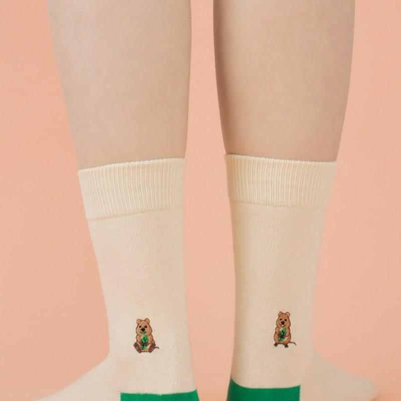 SNOOZY EM-Beige Green (Quokka)