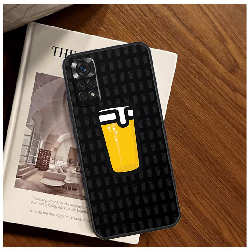 

Beer Cup Case For Xiaomi Redmi Note 13 14 9 10 11 12 15 Pro Plus Cover For Redmi 15 C 14C 10C 12C 13C Redmi Note 13 Pro 4G