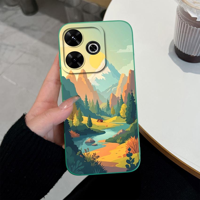 Soft Case For Redmi 13 13C 13X 13R Little Cute Flowers Scratch Resistance Advanced Phone Back Cover For Redmi13 Protective Funda