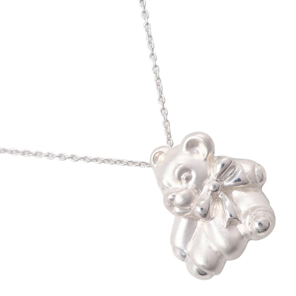 TIFFANY&Co. Bear Necklace Silver925 6.3g Women Used