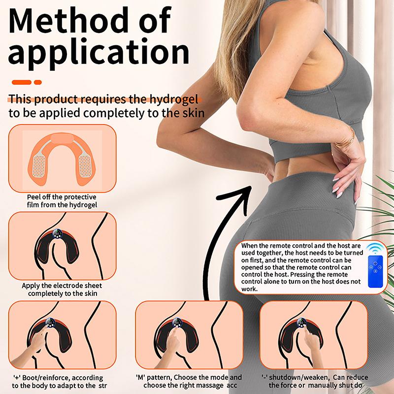 EMS Muskelstimulator Hüften Arme Bauch Trainer Bauchmuskeln Smart Bauchmuskel Heim Schlankheits Fitness Pflaster Massagegerät Aufkleber