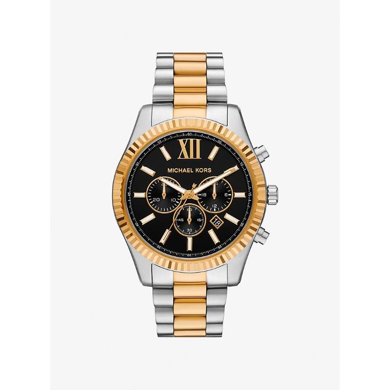 Michael Kors Oversized Lexington Two-Tone Watch MK9207 золотой