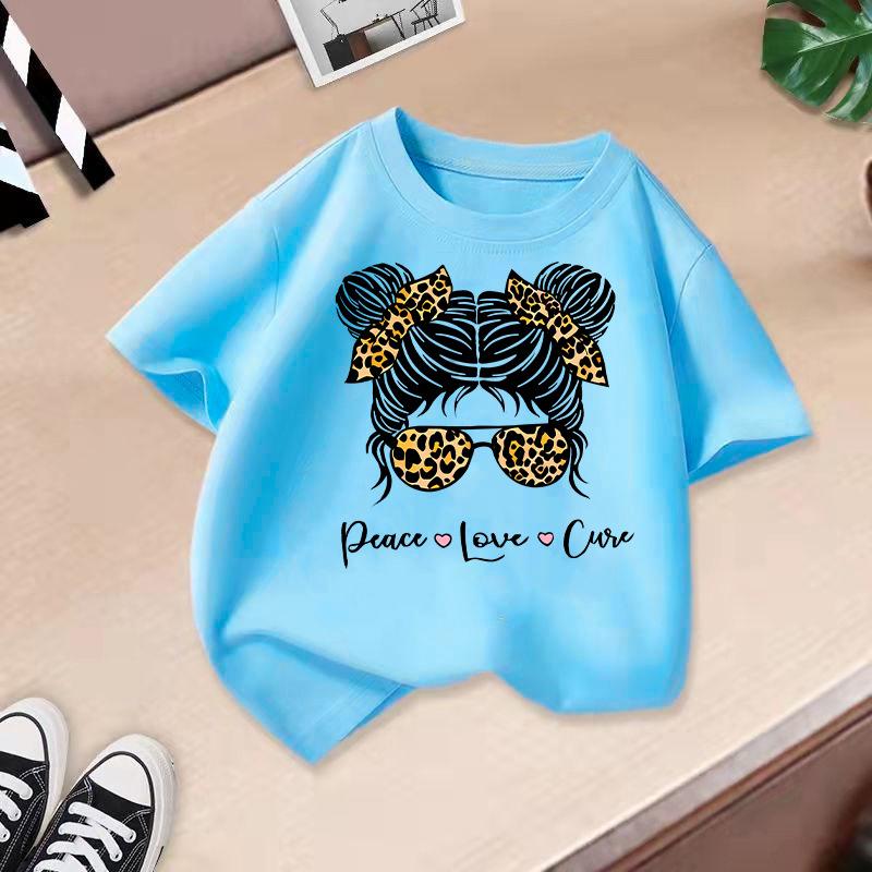 Kid T Shirt Cool Girl Printed Children T-shirt Kids 100% Cotton Clothes 2-13Y T-shirt Top Boys Girls Baby Tee
